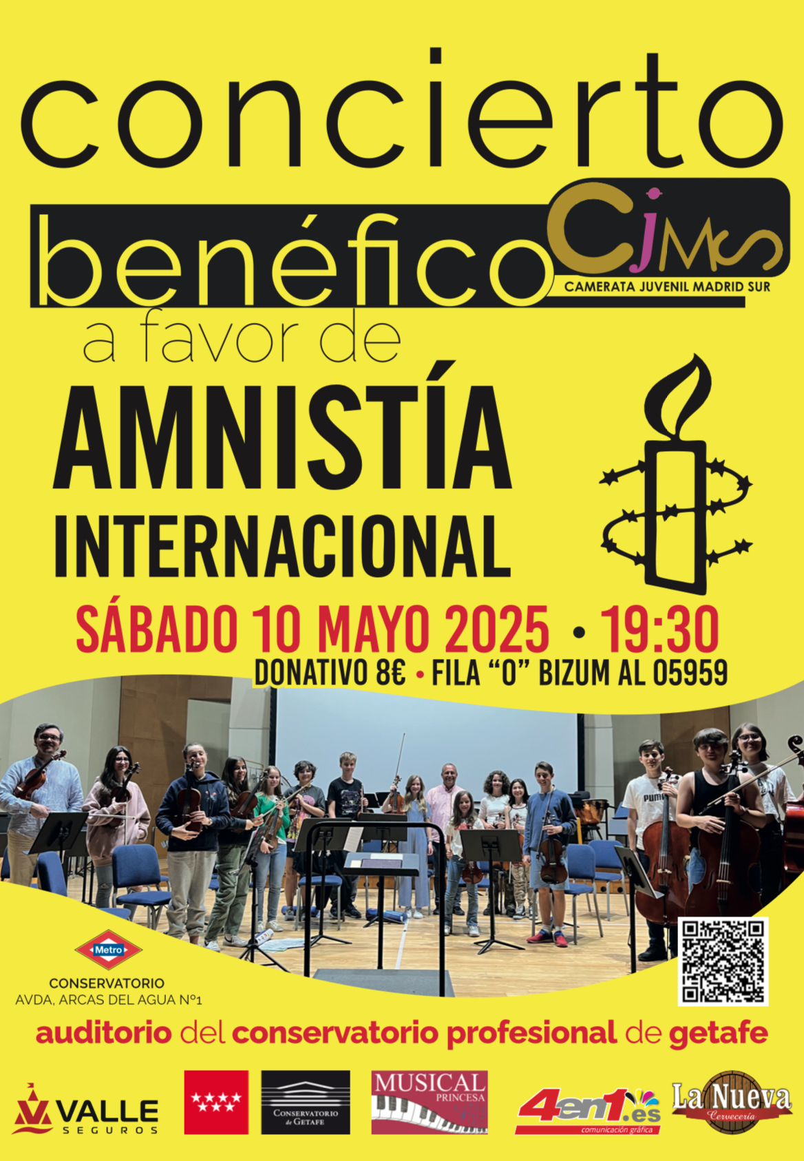 Camerata Juvenil Madrid Sur en concierto